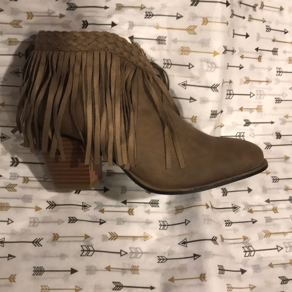 Brown booties
